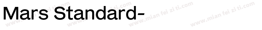 Mars Standard字体转换